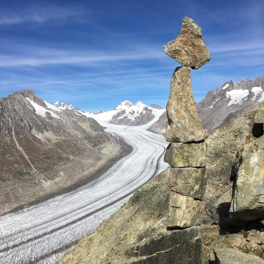 Mischabelblick Lägenhet Fiesch Exteriör bild