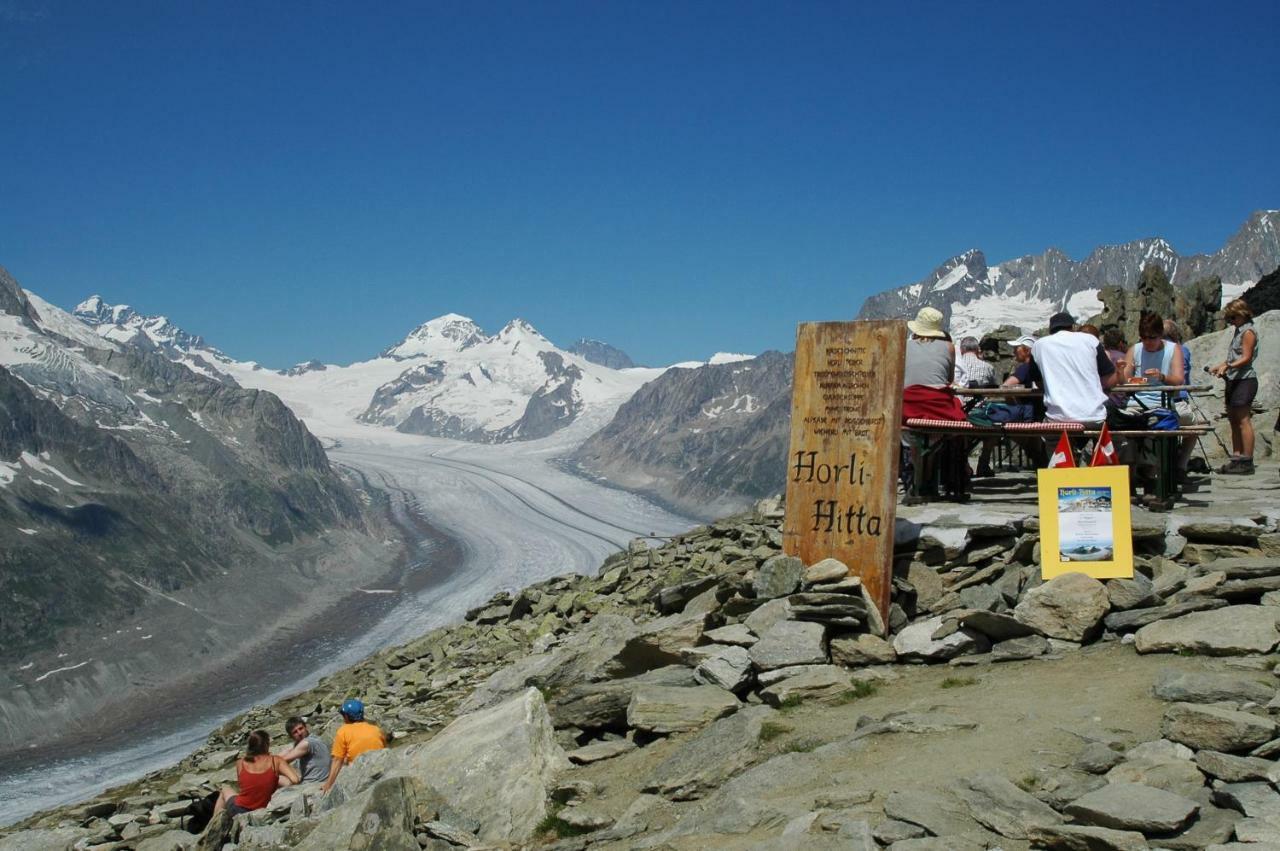 Mischabelblick Lägenhet Fiesch Exteriör bild